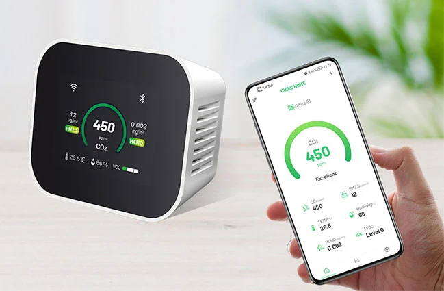 Comunicazione del Monitor della qualità dell'aria Desktop AM7000