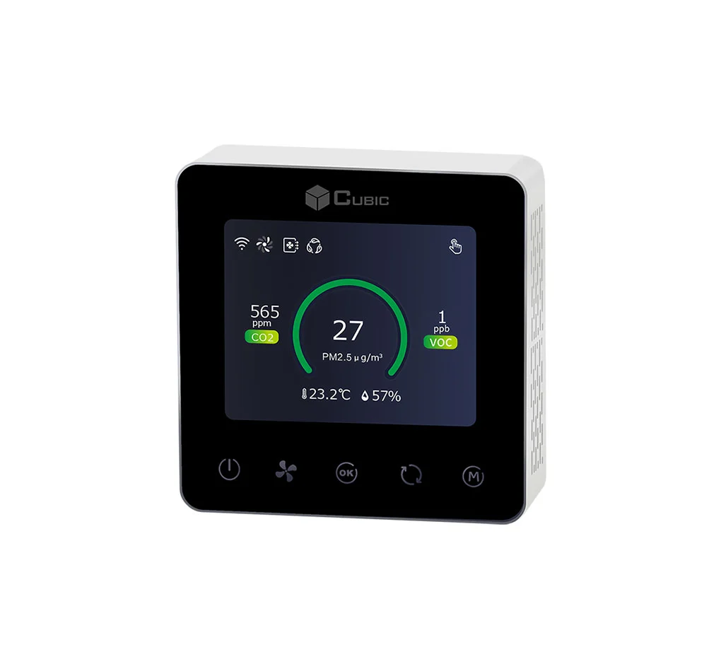 Trasmettitore hvac a parete con display am6108b