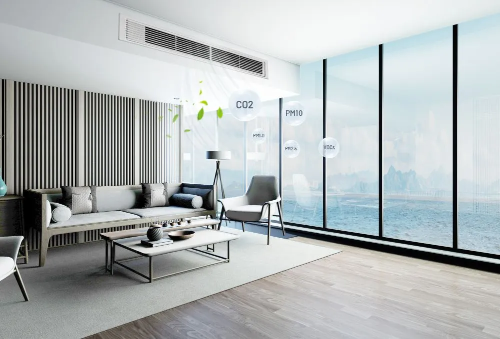 Soluzioni di rilevamento del sistema di aria fresca cubica