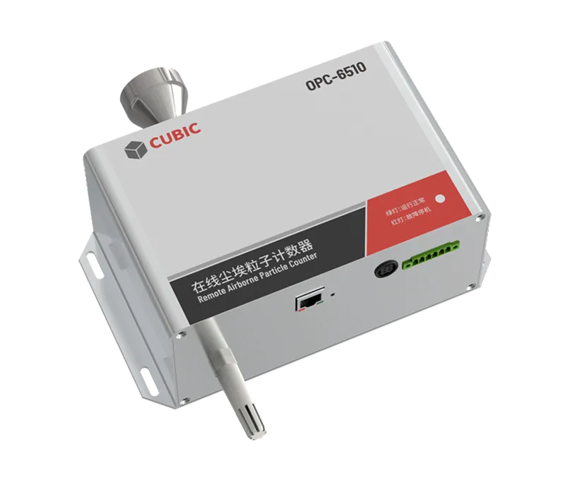 Contatore di particelle Online 28,3lpm senza Display OPC-6510
