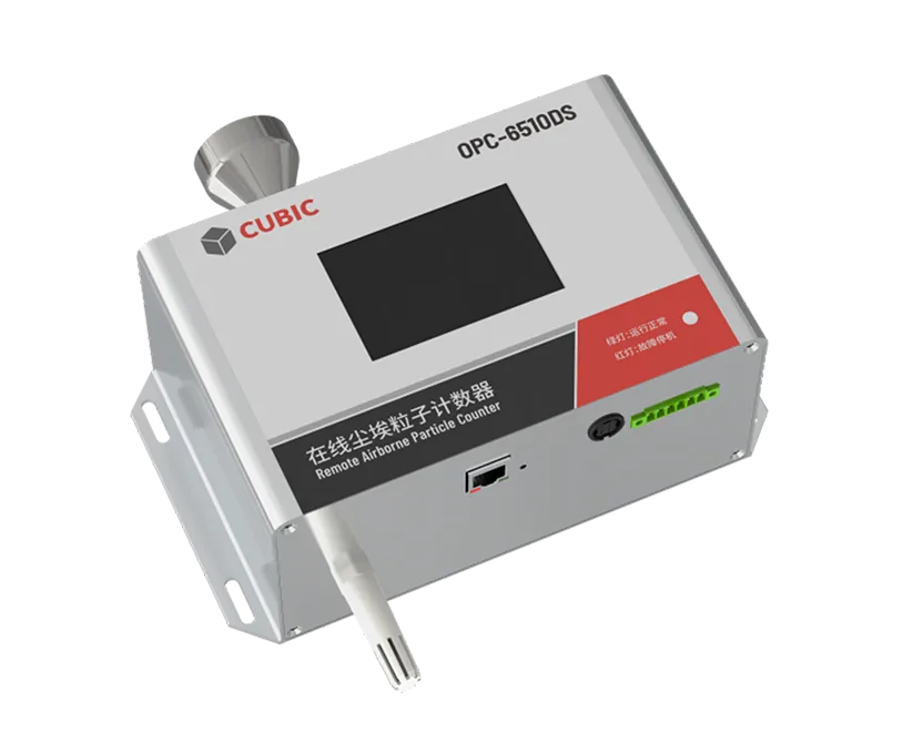 Contatore di particelle Online 28,3lpm con Display OPC-6510DS